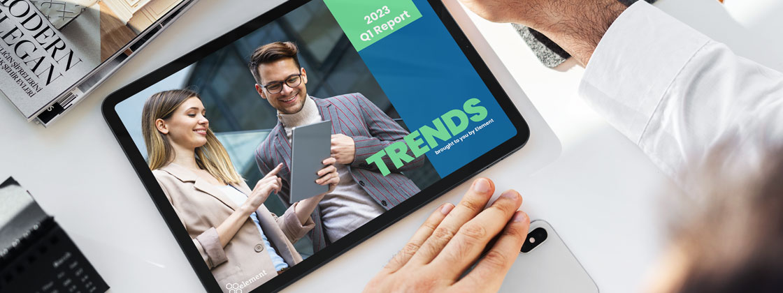 user looking at table